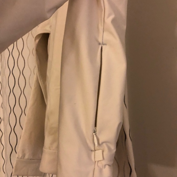 Lululemon White Crewneck Mesh and Ruffle Sweater - Picture 2 of 6